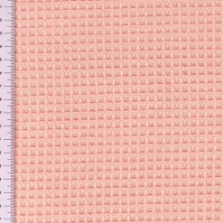 Dekostoff Waffelrelief Kästchenstruktur Honeycomb rosa 1,30m Breite