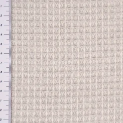 Dekostoff Waffelrelief Kästchenstruktur Honeycomb hellgrau 1,30m Breite