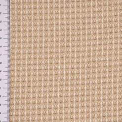 Dekostoff Waffelrelief Kästchenstruktur Honeycomb beige 1,30m Breite