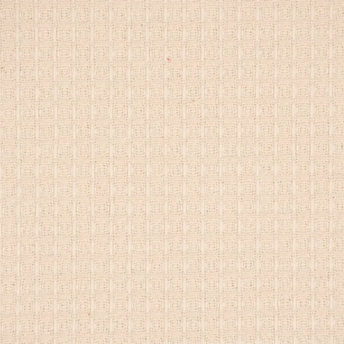 Dekostoff Waffelrelief Kästchenstruktur Honeycomb ecru1,30m Breite