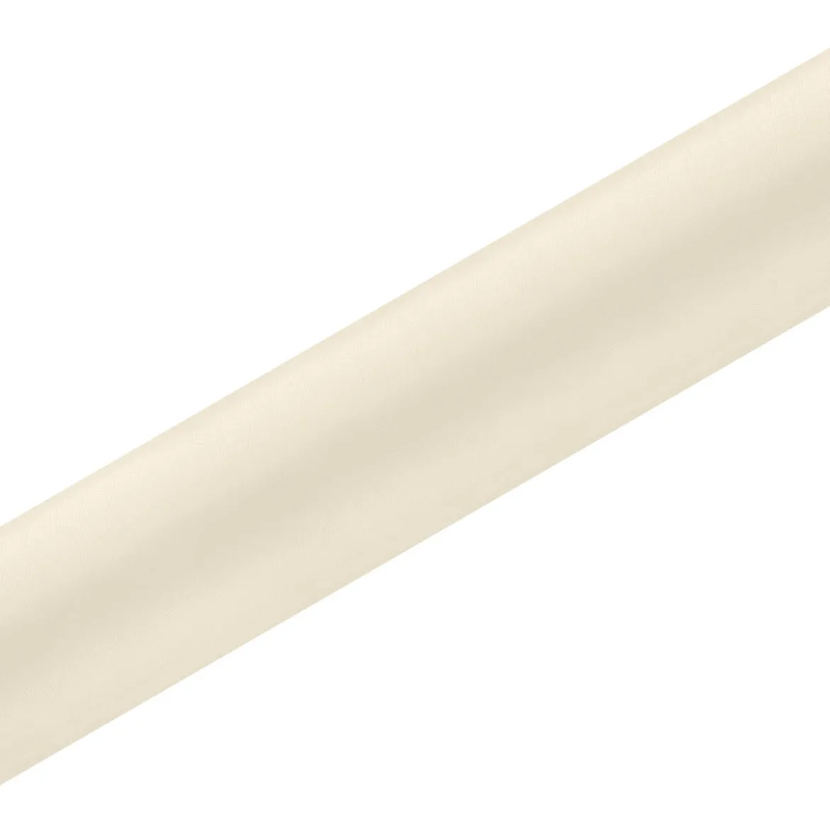 Deko Tischband Satin einfarbig cremeweiß 0,36x9m