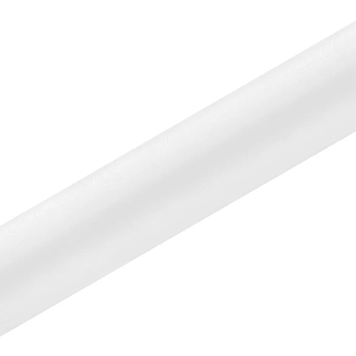 Deko Tischband Satin einfarbig weiß 0,36x9m