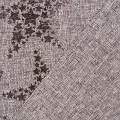 Deko Tischband Sterne metallic grau silberfarbig 28x250cm