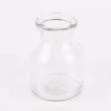 Deko Vase mit breitem Rand Glas farblos 11x15cm