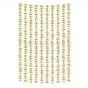Deko Vorhang Blumen gold 100x210cm