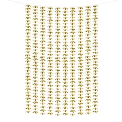 Deko Vorhang Blumen gold 100x210cm