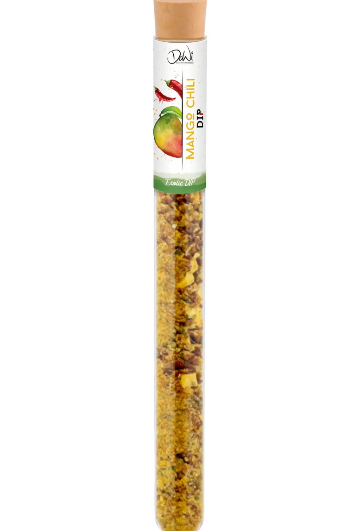 DeWi Mango Chilli Dip Gewürzmischung im Reagenzglas 9g