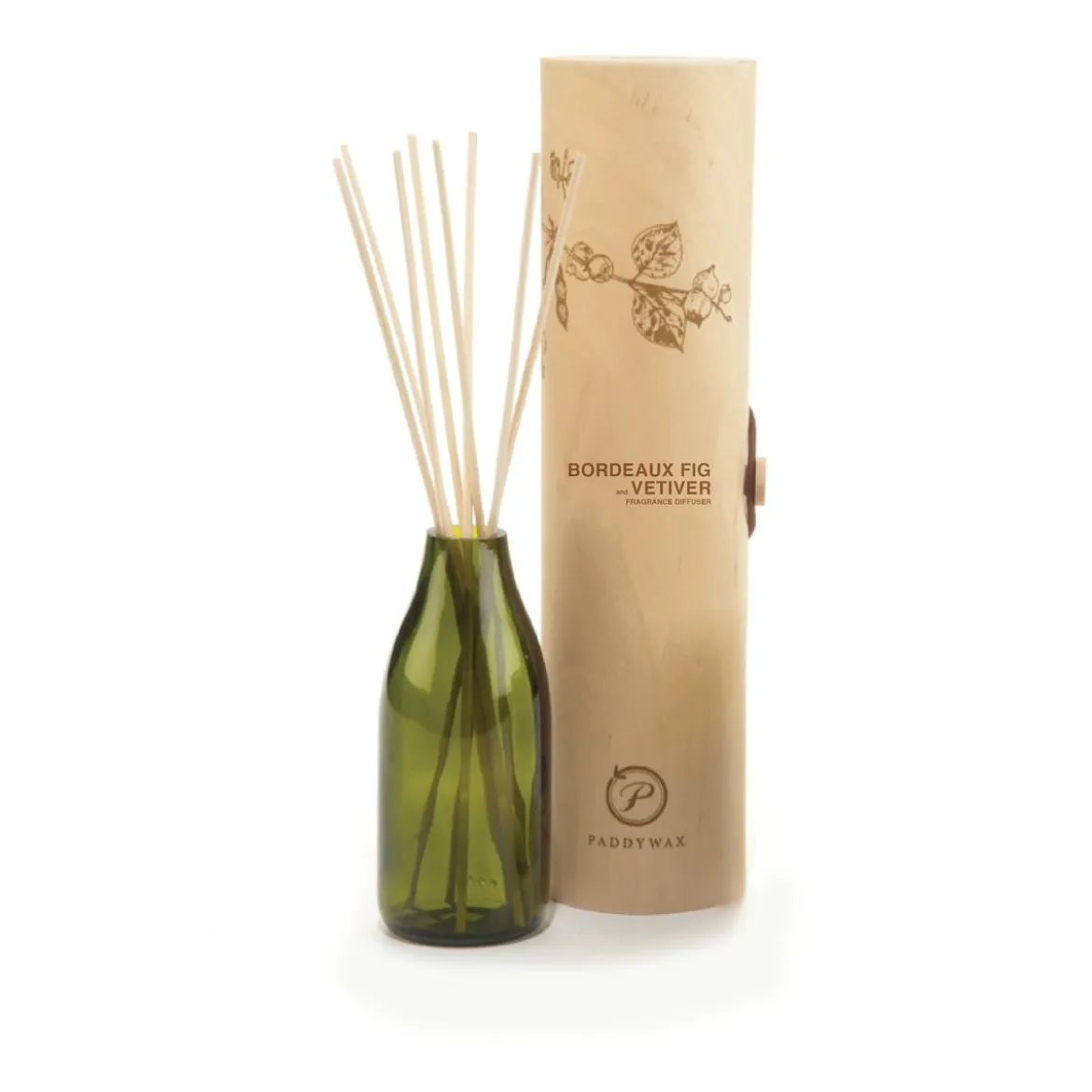 Diffuser Raumduft Eco Green Bordeaux Fig & Vetiver 118ml von Paddywax