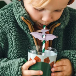 Dinosaurier Papierstrohhalme 6er Pack