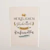 Doppelkarte Herzlichen Glückwunsch zur Konfirmation 12x17cm mit Goldveredelung von Grafik Werkstatt