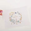 Doppelkarte Zur Konfirmation 12x17cm Kirche Blumenkranz mit Goldveredelung von Grafik Werkstatt