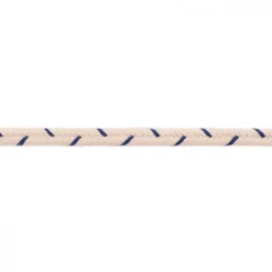 Doppel-Kordel Baumwolle Baumwollkordel natur royalblau Breite: 1cm