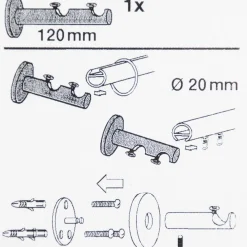 Doppelträger 20mm function-turn 12cm Madentechnik 1 Stück schwarz
