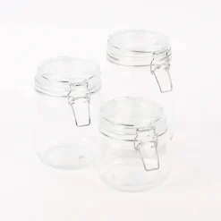 Drahtbügelglas klar mittel 14x10cm