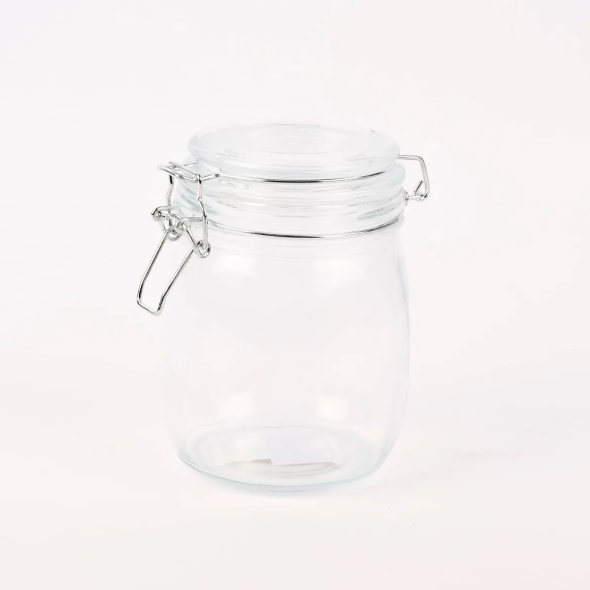 Drahtbügelglas klar mittel 14x10cm
