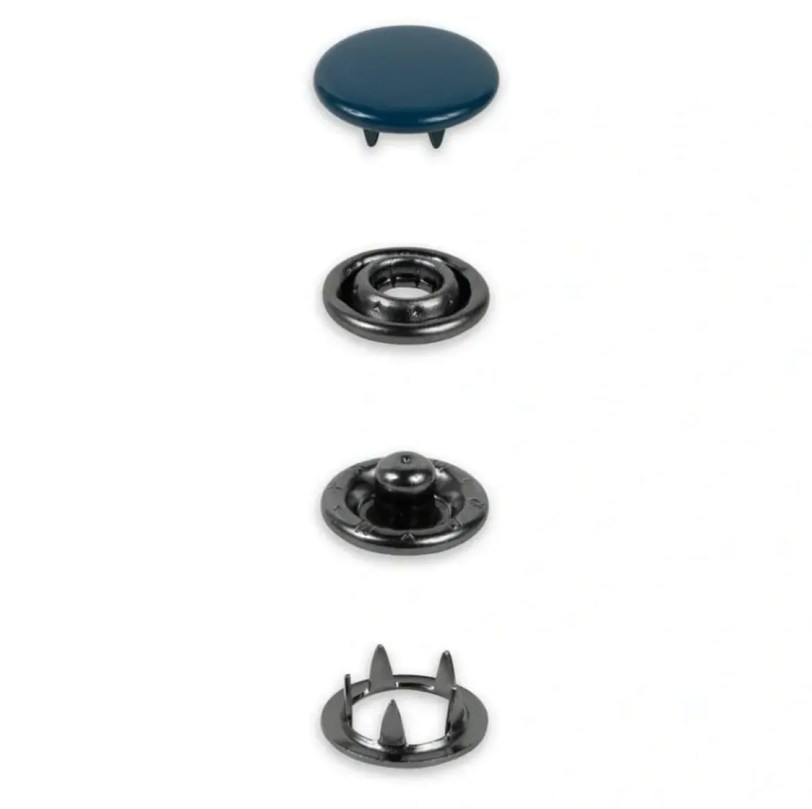 Druckknöpfe Jersey 12mm marine 20 Stk von Prym