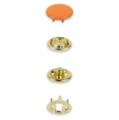Druckknöpfe Jersey 12mm orange 20 Stk von Prym