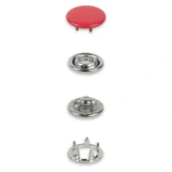 Druckknöpfe Jersey 12mm rot 20 Stk von Prym