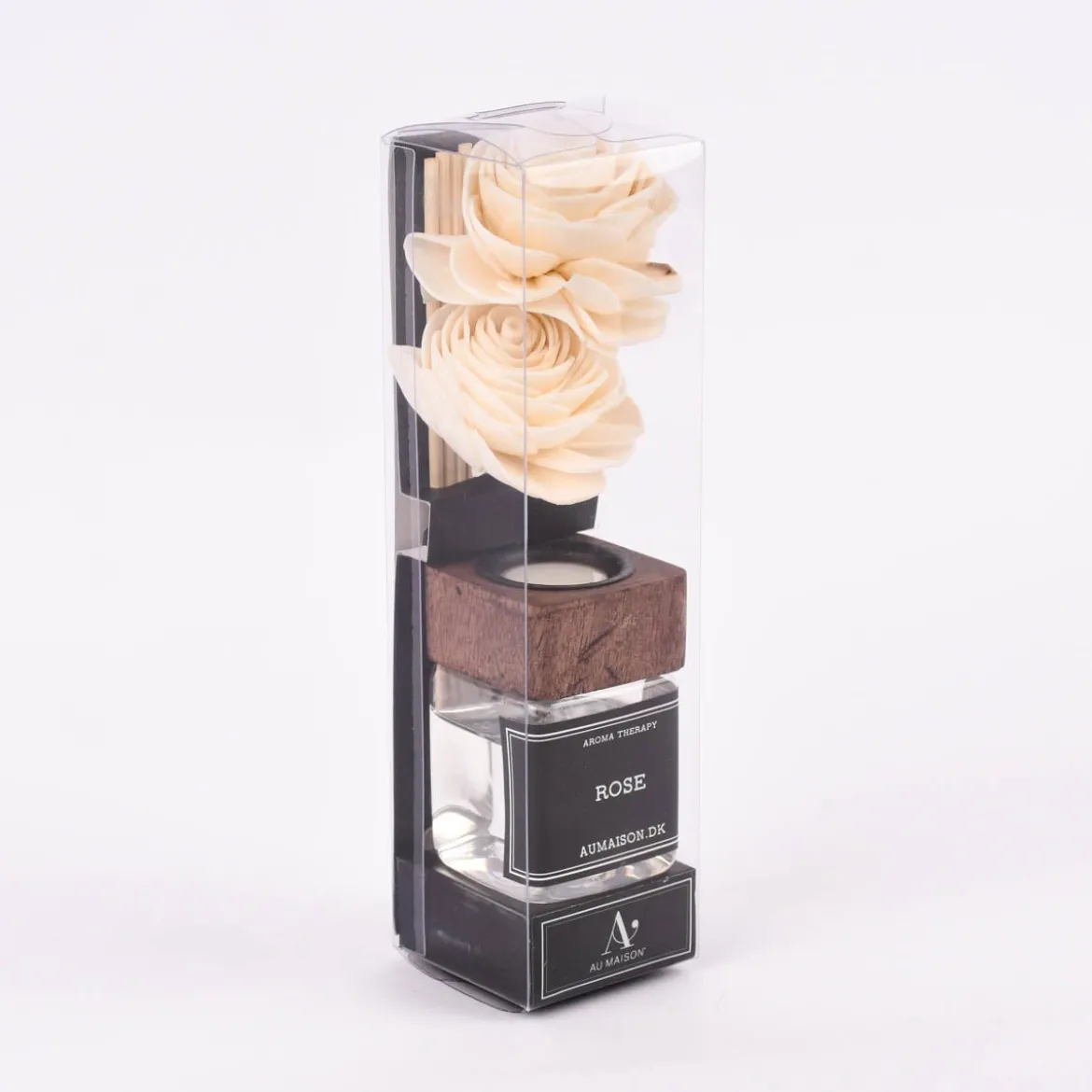 Duft-Diffuser Aroma Therapy Rose Blumen 5x5x17cm
