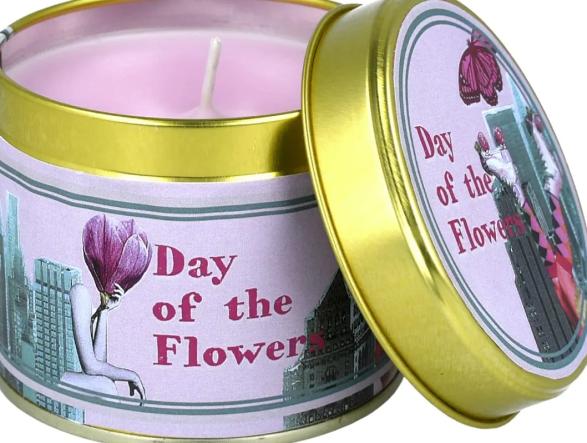 Duftkerze aus Sojawachs Day of the Flowers Tin Candle von Bomb Cosmetic