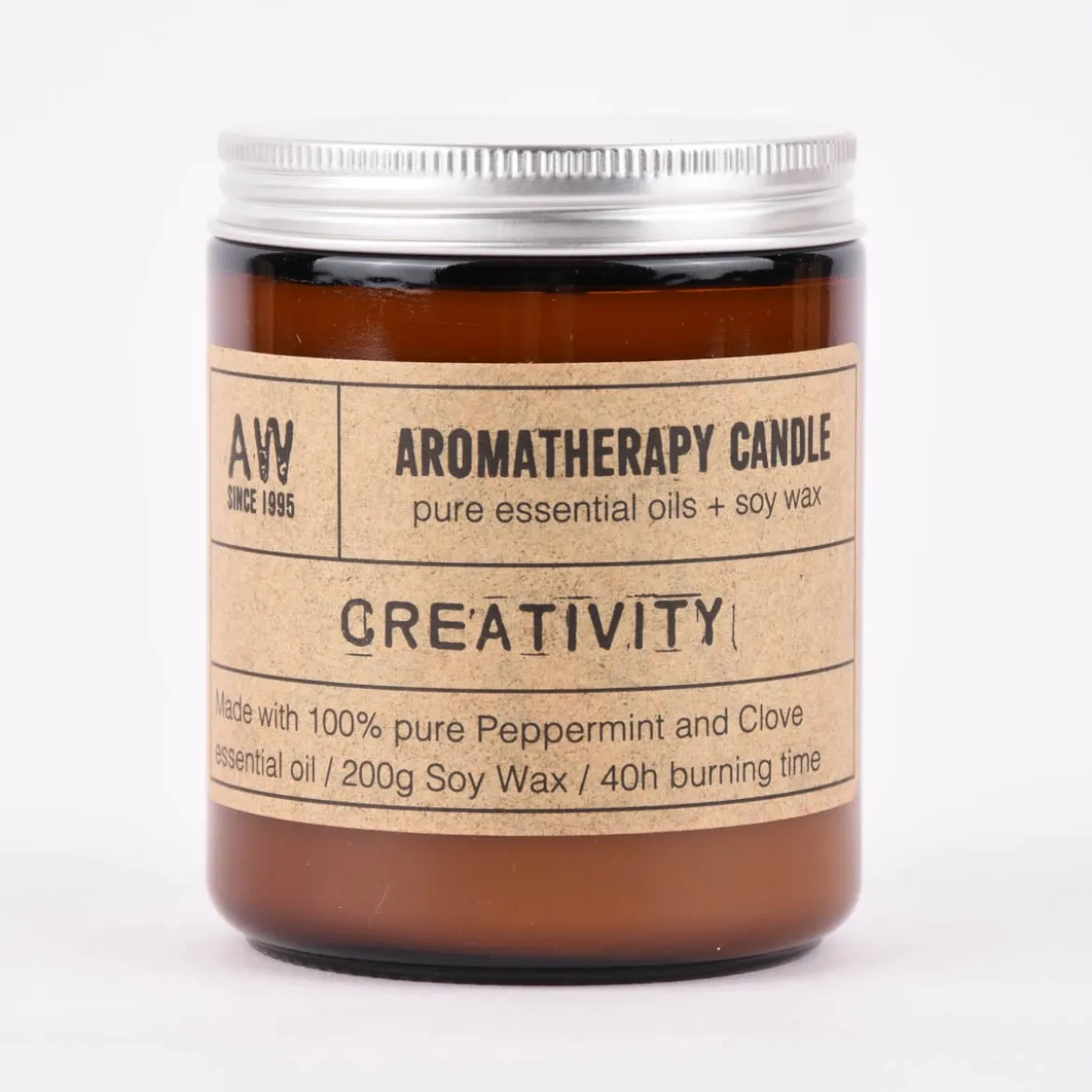 Duftkerze im Glas mit Deckel Aromatherapie aus Soja Wachs verschiedene Düfte 7x9cm