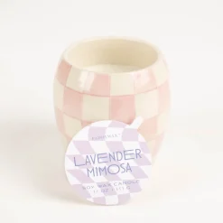 Duftkerze Sojakerze Checkmate Keramiktopf 75Std Brenndauer Lilac von Paddywax