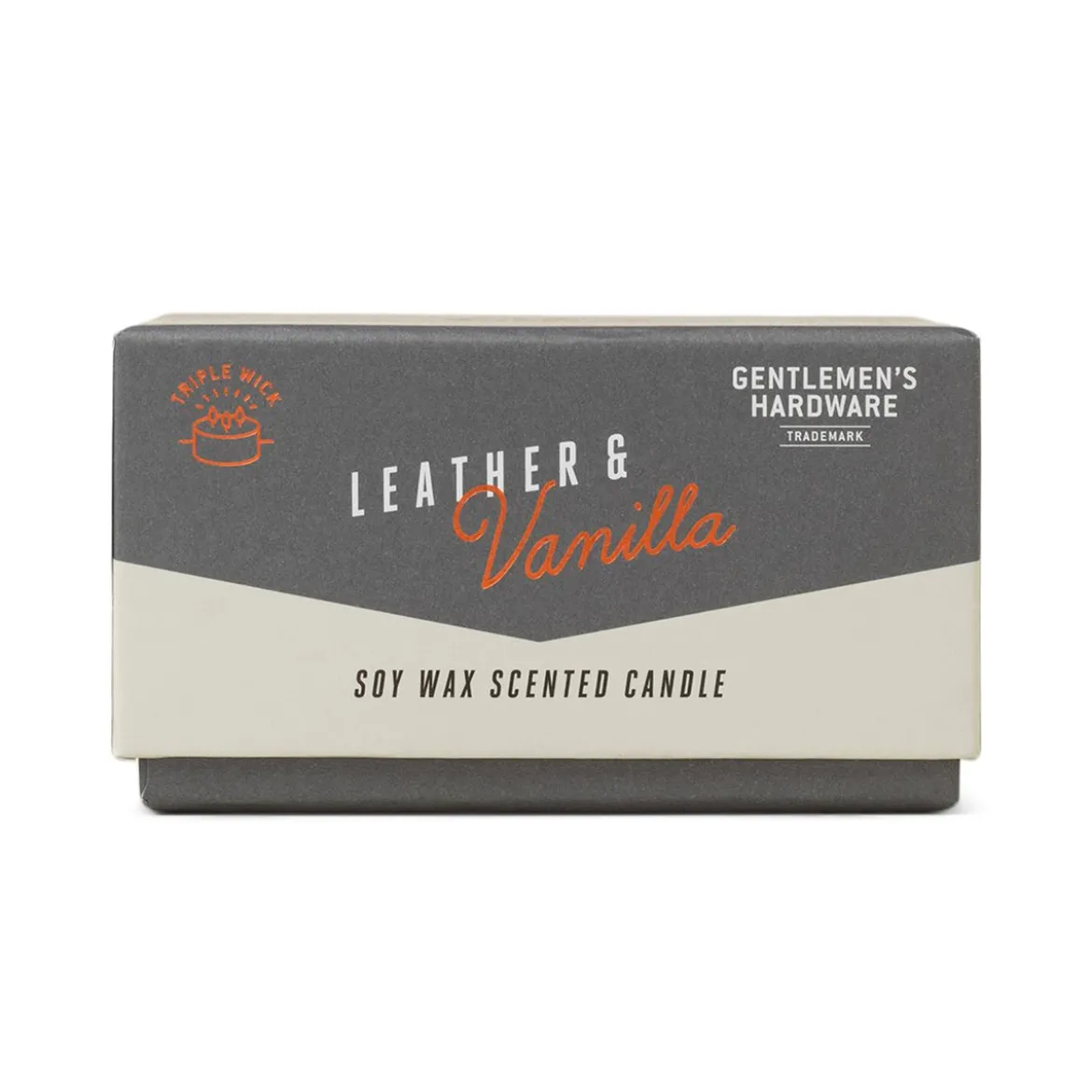 Duftkerze Sojakerze Concrete Candle Leather & Vanilla von Gentlemen´s Hardware