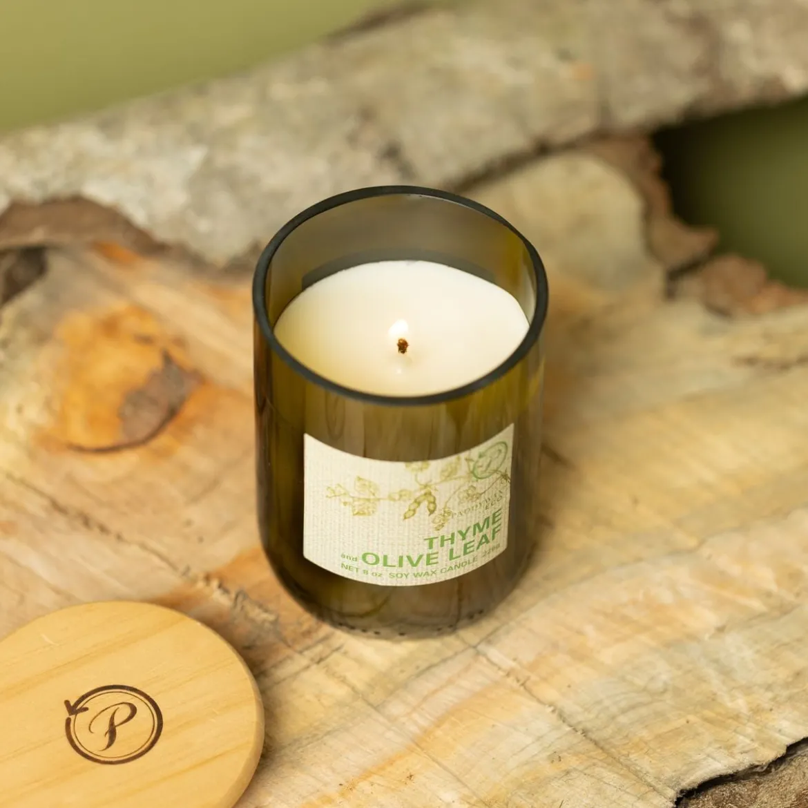 Duftkerze Sojakerze Eco Green Thyme & Olive Leaf von Paddywax
