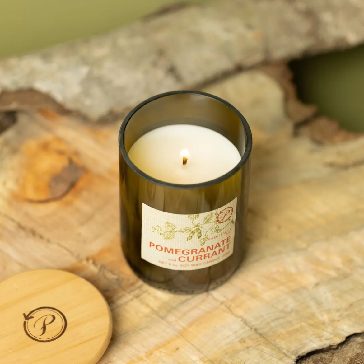 Duftkerze Sojakerze Eco Green Pomegranate & Currant von Paddywax