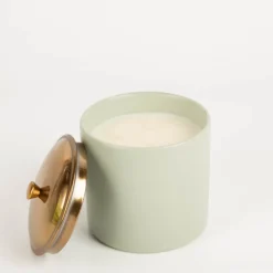 Duftkerze Sojakerze Hygge Sage Wild Fig & Cedar 425g mit 3 Dochten im Keramiktopf mit Metalldeckel von Paddywax