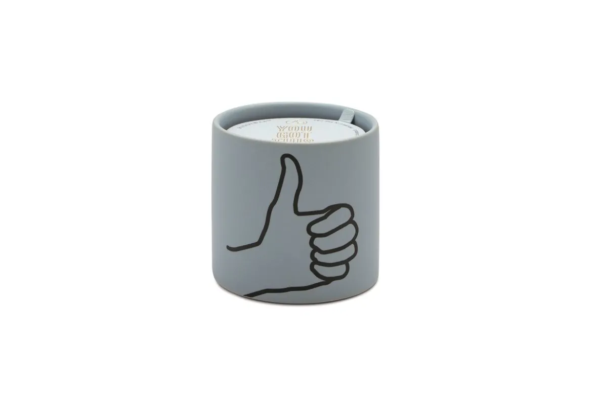 Duftkerze Sojakerze Impressions Thumps Up im Keramiktopf Mint Leaf & Cardamom von Paddywax