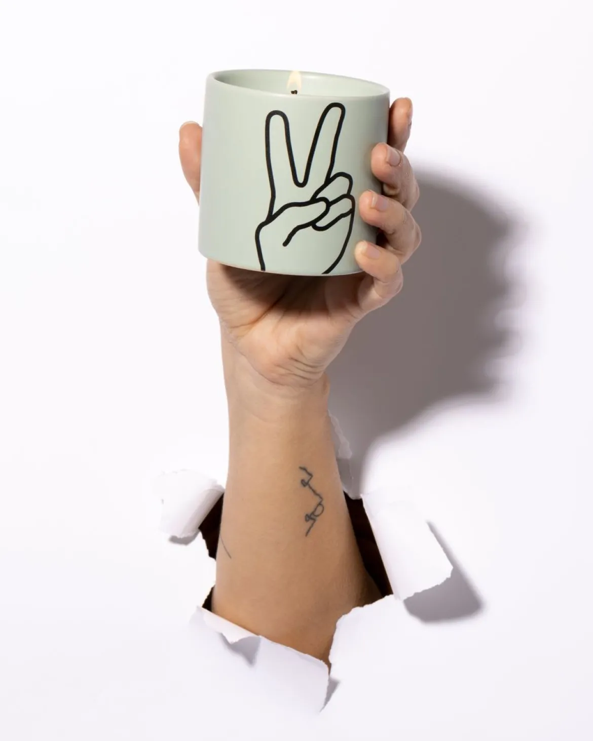 Duftkerze Sojakerze Impressions Peace im Keramiktopf Lavender & Thyme von Paddywax