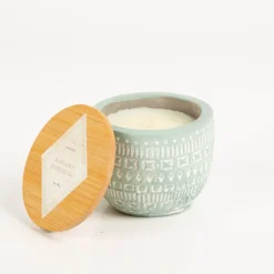 Duftkerze Sojakerze Sonora Concrete Candle 85g Mint Bergamot & Fresh Fig von Paddywax