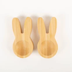 Eierbecher Hase aus Bambus 2er Set
