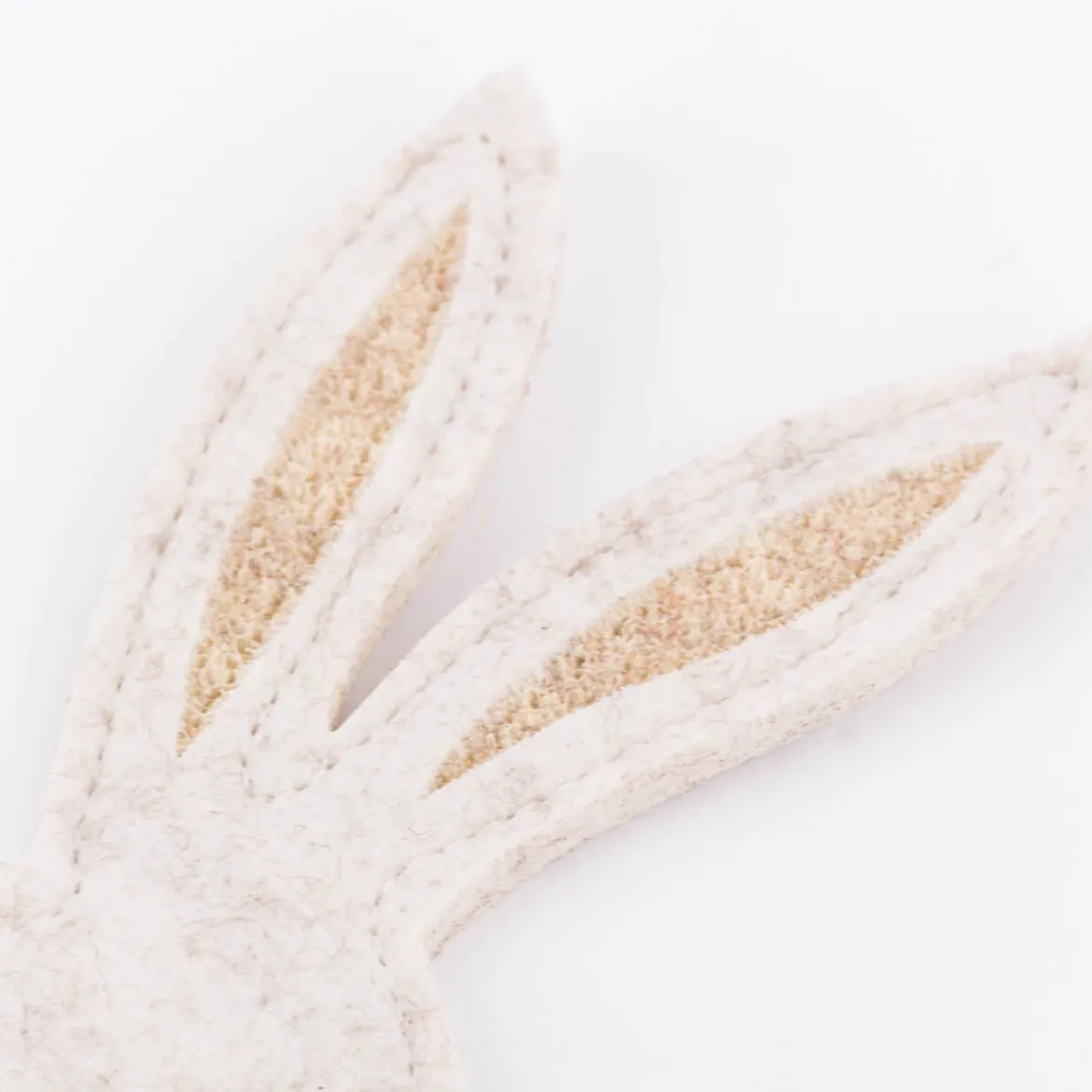 Eierwärmer Hase aus Polyesterfilz in hellgrau dunkelgrau oder beige 8,5x22cm