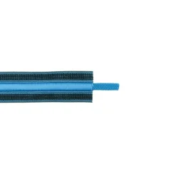 Elastisches Kordelband Kordelzug Gummiband Bundgummi mit Kordel blau Breite: 3cm