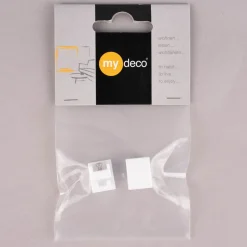 Endkappe für Vorhangschiene smart 1-läufig Kunststoff 2 Stück weiß