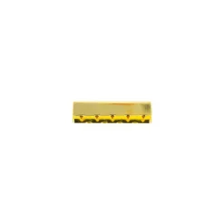 Endstücke für Gurtband Metall goldfarbig 40mm, 2Stk