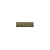 Endstücke für Gurtband Metall messingfarbig 40mm, 2Stk