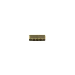 Endstücke für Gurtband Metall messingfarbig 25mm, 2Stk
