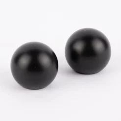 Endstück 20mm ball 2 Stück schwarz