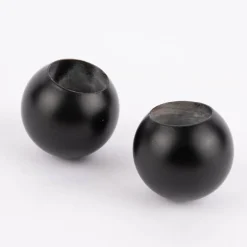 Endstück 20mm ball 2 Stück schwarz