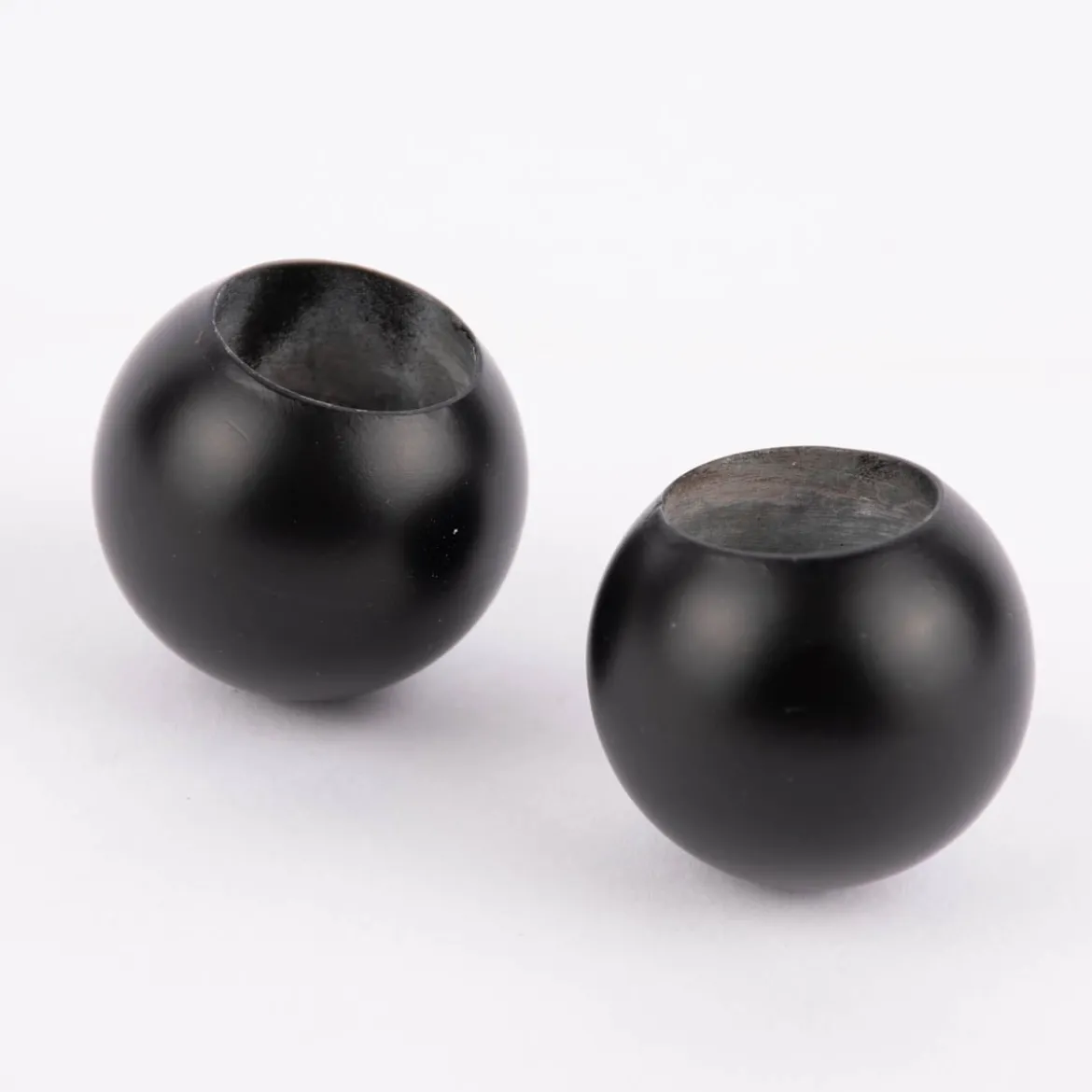 Endstück 20mm ball 2 Stück schwarz