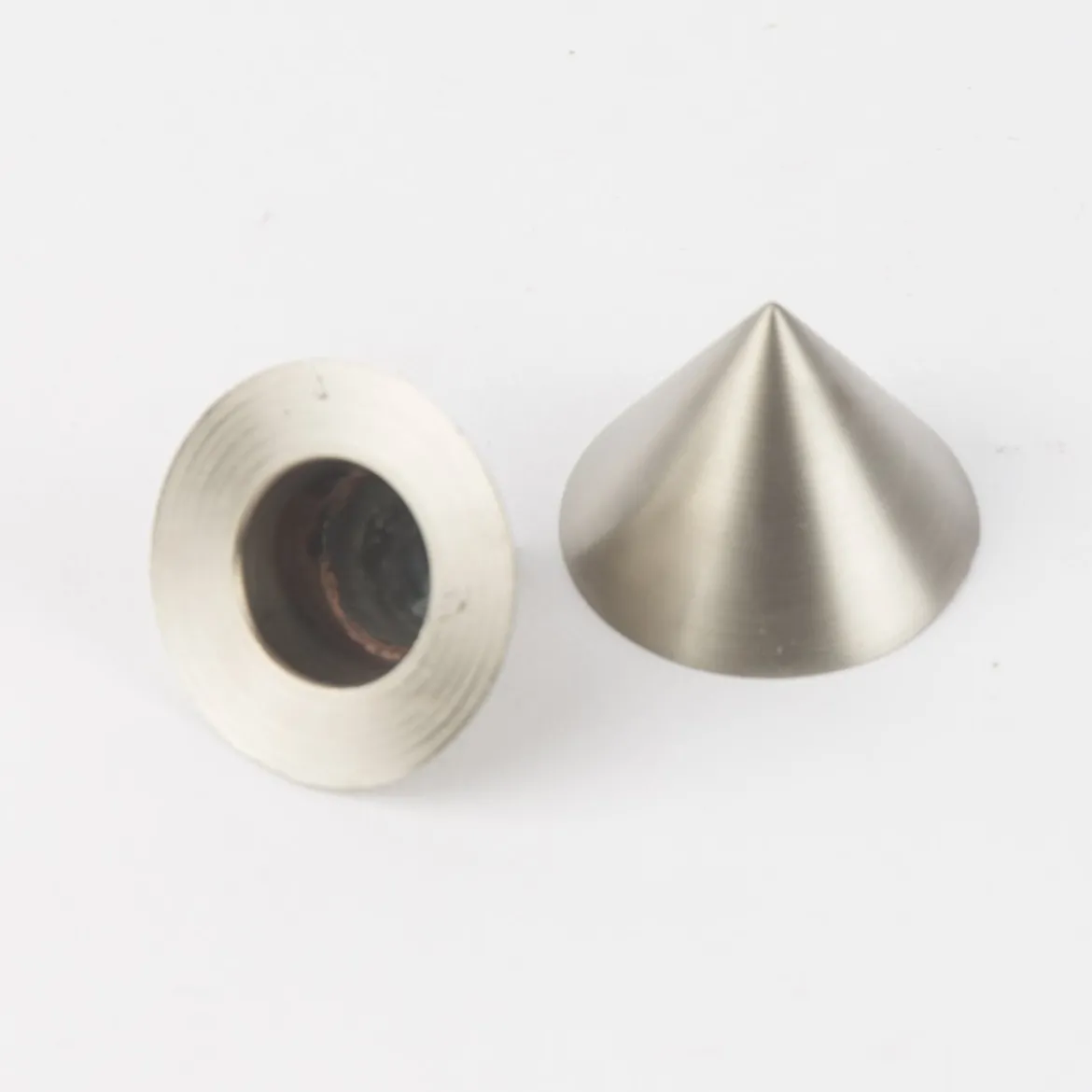 2er Set Endstück Cone 20mm Edelstahloptik