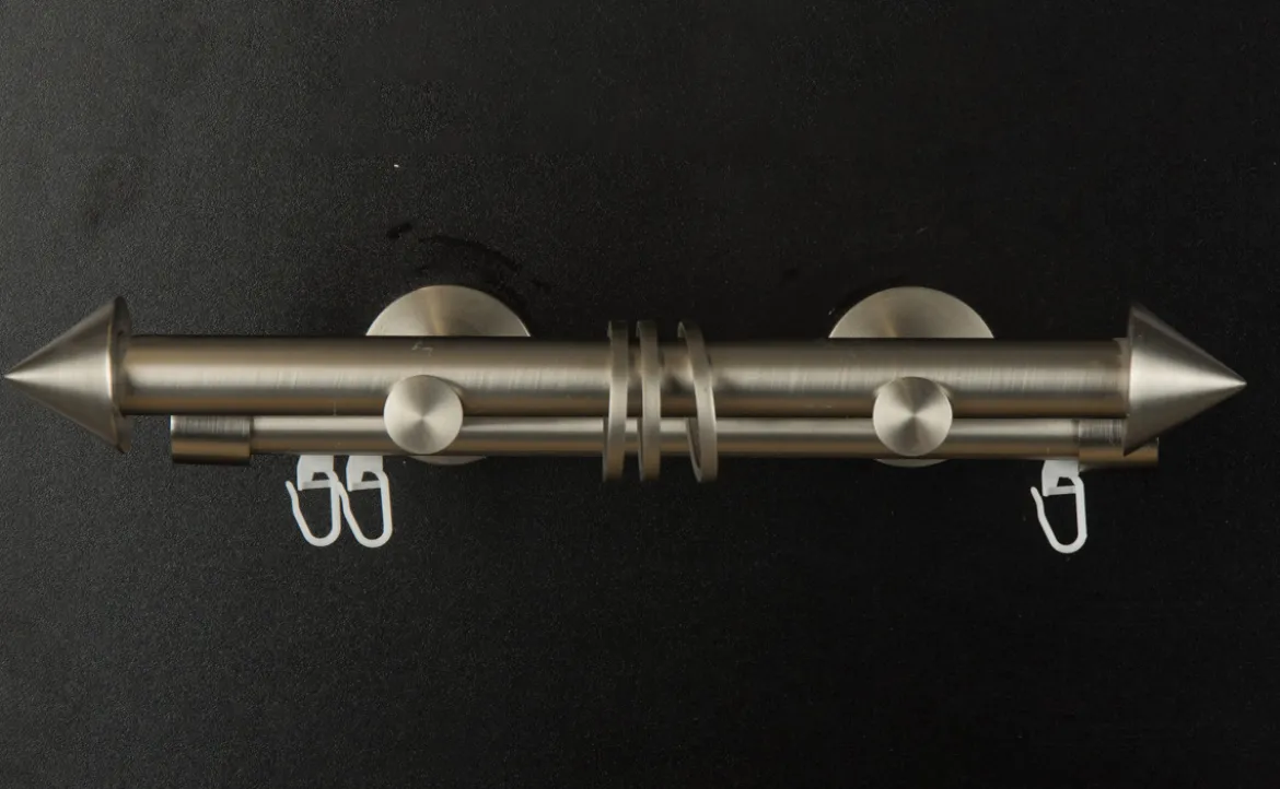 2er Set Endstück Cone 20mm Edelstahloptik