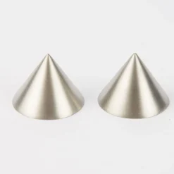 2er Set Endstück Cone 20mm Edelstahloptik