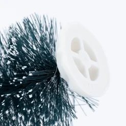 8er Set kleine Deko Tannen mit Schnee verschiedene Größen 6-19cm hoch