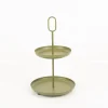 Etagere Metall zweistufig lebensmittelecht grün 20,5 x 34cm von Boltze