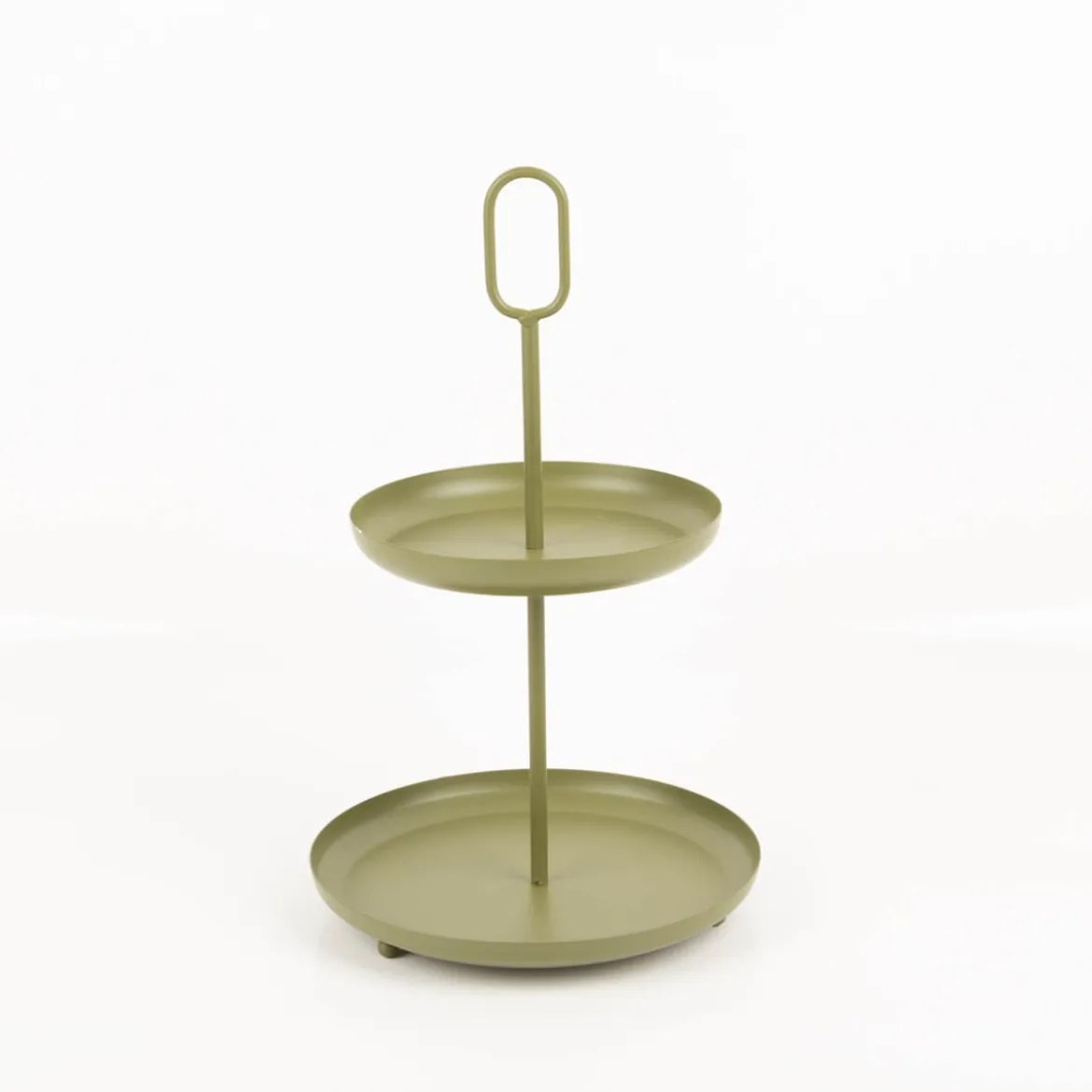 Etagere Metall zweistufig lebensmittelecht grün 20,5 x 34cm von Boltze