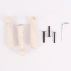 3fach Bilderrahmen mit Hakenleiste Holz Vintage weiß 52,5x25x2cm